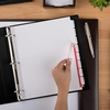 image:imageAvery 8Tab Extra Wide Binder Dividers Easy Print amp Apply Clear Label Strip Index MakerWhite 5 Sets 11441One Size