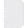 image:imageAvery 8Tab Mini Binder Dividers 55 x 85 Easy Print amp Apply Clear Label Strip White Tabs 1 Set 11427