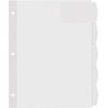 image:imageAvery Big Tab Printable Large White Label Dividers for 3 Ring Binders 5 Tabs per Set White Great for Office Supplies School Supplies Organizing and More 20 Sets of 14440One Size Pack of 6
