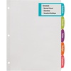 image:imageAvery Big Tab Printable Large White Label Dividers for 3 Ring Binders 5 Tabs per Set White Great for Office Supplies School Supplies Organizing and More 20 Sets of 14440One Size