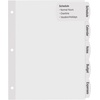 image:imageAvery Big Tab Printable Large White Label Dividers for 3 Ring Binders 5 Tabs per Set White Great for Office Supplies School Supplies Organizing and More 20 Sets of 14440One Size