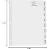 image:imageAvery Big Tab Printable Large White Label Dividers for 3 Ring Binders 8 Tabs per Set White Great for Office Supplies School Supplies Organizing and More 20 Sets of 1444120 sets
