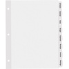 image:imageAvery Big Tab Printable White Label Dividers for 3 Ring Binders 8 Tabs per Set White Great for Office Supplies School Supplies Organizing and More 20 Sets of 14435One Size Pack of 1