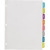 image:imageAvery Big Tab Printable White Label Dividers for 3 Ring Binders 8 Tabs per Set White Great for Office Supplies School Supplies Organizing and More 20 Sets of 14435One Size Pack of 6