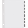 image:imageAvery Big Tab Printable White Label Dividers for 3 Ring Binders 8 Tabs per Set White Great for Office Supplies School Supplies Organizing and More 20 Sets of 14435One Size Pack of 6