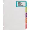 image:imageAvery Big Tab Printable White Label Dividers with Easy Peel 5 Tabs 1 Set 14436One Size