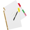 image:imageAvery Big Tab Write amp Erase Dividers for 3 Ring Binders 5Tab Set Multicolor Divider Tabs 1 Set of Binder Dividers Great for Organizing Projects Reports Finances and More 23076
