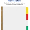 image:imageAvery Big Tab Write amp Erase Dividers for 3 Ring Binders 5Tab Set Multicolor Divider Tabs 1 Set of Binder Dividers Great for Organizing Projects Reports Finances and More 23076