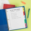 image:imageAvery Big Tab Write amp Erase Dividers for 3 Ring Binders 5Tab Set Multicolor Divider Tabs 1 Set of Binder Dividers Great for Organizing Projects Reports Finances and More 23076