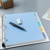 image:imageAvery Big Tab Write amp Erase Durable Plastic Dividers for 3 Ring Binders 5Tab Set Pastel Multicolor 1 Set 16170