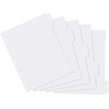 image:imageAvery Big Tab Write amp Erase Durable Plastic Dividers for 3 Ring Binders 5Tab Set White 1 Set 163701 Set