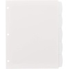 image:imageAvery Big Tab Write amp Erase Durable Plastic Dividers for 3 Ring Binders 5Tab Set White 1 Set 163704 Sets