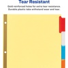 image:imageAvery Binder Dividers  5Tab Insertable Multicolor Big Tabs for Binders 48 Sets of Dividers 11109Binder Divider