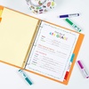 image:imageAvery Binder Dividers  5Tab Insertable Multicolor Big Tabs for Binders 48 Sets of Dividers 11109Binder Divider
