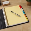 image:imageAvery Binder Dividers  5Tab Insertable Multicolor Big Tabs for Binders 48 Sets of Dividers 11109Binder Divider