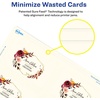image:imageAvery Clean Edge Printable Business Cards with Sure Feed Technology 2 x 35 Ivory 200 Blank Cards for Laser Printers 5876One Size