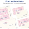 image:imageAvery Clean Edge Printable Business Cards with Sure Feed Technology 2 x 35 Ivory 200 Blank Cards for Laser Printers 5876One Size Pack of 5