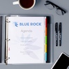 image:imageAvery Clear Easy View Durable Plastic Dividers for 3 Ring Binders 5Tab Set Bright Multicolor 1 Set 167405 Tab