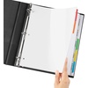 image:imageAvery Clear Easy View Durable Plastic Dividers for 3 Ring Binders 5Tab Set Bright Multicolor 1 Set 167405 Tab
