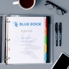 image:imageAvery Clear Easy View Durable Plastic Dividers for 3 Ring Binders 5Tab Set Bright Multicolor 1 Set 167405 Tab