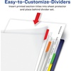 image:imageAvery Clear Easy View Durable Plastic Dividers for 3 Ring Binders 8Tab Set Bright Multicolor 1 Set 16741BinderDivider Set