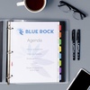 image:imageAvery Clear Easy View Durable Plastic Dividers for 3 Ring Binders 8Tab Set Bright Multicolor 1 Set 16741Dividers