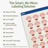 image:imageAvery Dissolvable Round Labels Sure Feed Technology 1 Diameter Matte White PrinttoTheEdge LaserInkjet Printable 1200 Labels Total480 labels