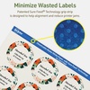 image:imageAvery Dissolvable Round Labels Sure Feed Technology 2 Diameter Matte White PrinttoTheEdge LaserInkjet Printable 60 Labels Total300 labels