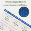 image:imageAvery Dissolvable Square Labels Sure Feed Technology 2 x 2 Matte White PrinttoTheEdge LaserInkjet Printable 120 Labels Total120 labels