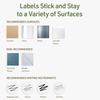 image:imageAvery Dissolvable Square Labels Sure Feed Technology 218 x 218 Matte White PrinttoTheEdge LaserInkjet Printable 120 Labels Total300 labels