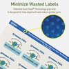 image:imageAvery Dissolvable Square Labels Sure Feed Technology 218 x 218 Matte White PrinttoTheEdge LaserInkjet Printable 120 Labels Total300 labels