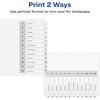 image:imageAvery Dividers for 3 Ring Binders 12 Tabs per Set Customizable Table of Contents Classic White Tabs Great for Organizing Reports Projects and More 3 Sets of 110780
