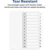 image:imageAvery Dividers for 3 Ring Binders 12 Tabs per Set Customizable Table of Contents Classic White Tabs Great for Organizing Reports Projects and More 3 Sets of 11078One Size Pack of 8