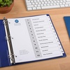 image:imageAvery Dividers for 3 Ring Binders 12 Tabs per Set Customizable Table of Contents Classic White Tabs Great for Organizing Reports Projects and More 3 Sets of 11078One Size Pack of 8