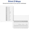 image:imageAvery Dividers for 3 Ring Binders 15 Tabs per Set Customizable Table of Contents Classic White Tabs Great for Organizing Reports Projects and More 3 Sets of 11079