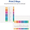 image:imageAvery Dividers for 3 Ring Binders 15 Tabs per Set Customizable Table of Contents Multicolor Tabs Great for Organizing Reports Projects and More 3 Sets of 1107415 tabs Pack of 8