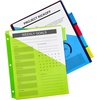 image:imageAvery Dividers for 3 Ring Binders 5 Tab Plastic Binder Dividers Pockets Insertable Big Tabs Multicolor Extend Beyond Sheet Protectors 1 Set 11902Dividers