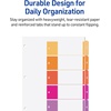 image:imageAvery Dividers for 3 Ring Binders 5 Tabs per Set Customizable Table of Contents Multicolor Tabs Great for Organizing HighVolume Reports Projects and More 24 Sets of 111675 tabs
