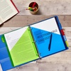 image:imageAvery Dividers for 3 Ring Binders 5Tab Sets TwoPocket Plastic Binder Dividers with Tabs Multicolor 3 Sets 719065 Tab Pack of 8