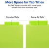 image:imageAvery Dividers for 3 Ring Binders 5Tab Sets TwoPocket Plastic Binder Dividers with Tabs Multicolor 3 Sets 719065 Tab Pack of 8
