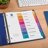 image:imageAvery Dividers for 3 Ring Binders 8 Tabs per Set Customizable Table of Contents Multicolor Tabs Great for Organizing HighVolume Reports Projects and More 24 Sets of 11168True