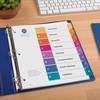 image:imageAvery Dividers for 3 Ring Binders 8 Tabs per Set Customizable Table of Contents Multicolor Tabs Great for Organizing HighVolume Reports Projects and More 24 Sets of 11168True Pack of 2