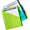 image:imageAvery Dividers for 3 Ring Binders 8Tab Sets TwoPocket Plastic Binder Dividers with Tabs Multicolor 1 Set 119078 Tab Pack of 2