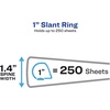 image:imageAvery Dual Effect HeavyDuty 3 Ring Binder 1 Inch Slant Rings Black Binder 032180