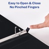 image:imageAvery Dual Effect HeavyDuty 3 Ring Binder 1 Inch Slant Rings Black Binder 032180