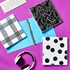image:imageAvery Durable View 3 Ring Binder 1 Inch Round Rings Black and White Dots 1 Fashion Binder 267440