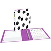 image:imageAvery Durable View 3 Ring Binder 1 Inch Round Rings Black and White Dots 1 Fashion Binder 267440