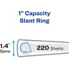 image:imageAvery Durable View 3 Ring Binder 2 Inch Slant Rings 4 Green Binders 17838Blue