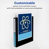 image:imageAvery Durable View 3 Ring Binder 2 Inch Slant Rings 4 Green Binders 17838Blue