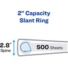 image:imageAvery Durable View 3 Ring Binder 2 Inch Slant Rings 4 Green Binders 17838Green